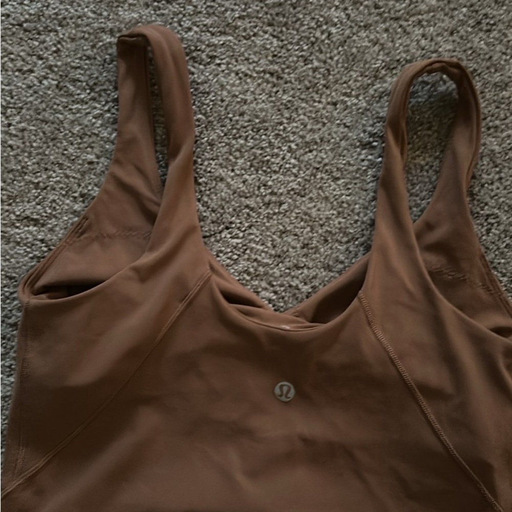 lululemon athletica Brown Tank Top